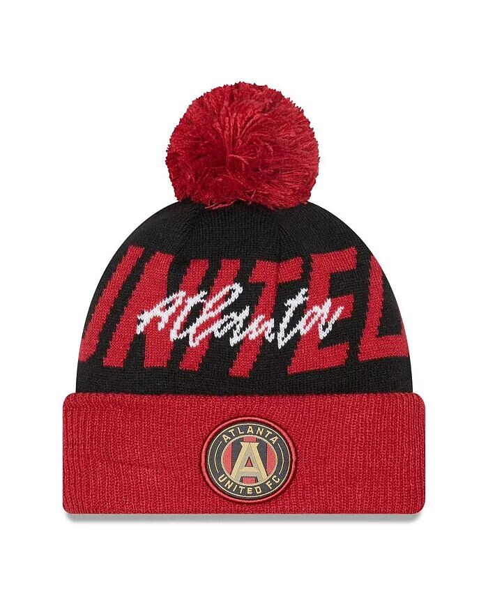 Мужская черная вязаная шапка Atlanta United FC Confident с манжетами и помпоном New Era, черный
Мужская черная вязаная шапка Atlanta United FC Confident с манжетами и помпоном New Era, черный
