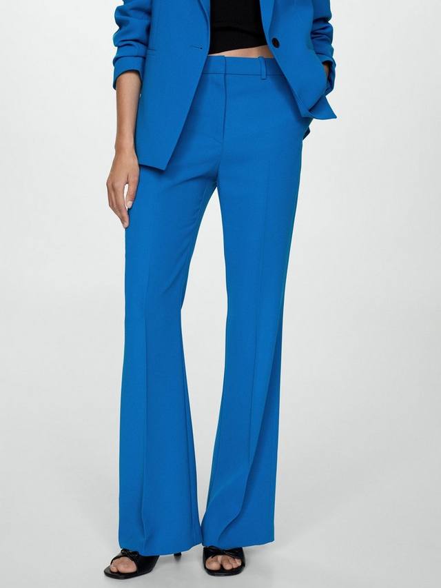 Широкие брюки из игуаны Mango, синий
Широкие брюки из игуаны Mango, синий