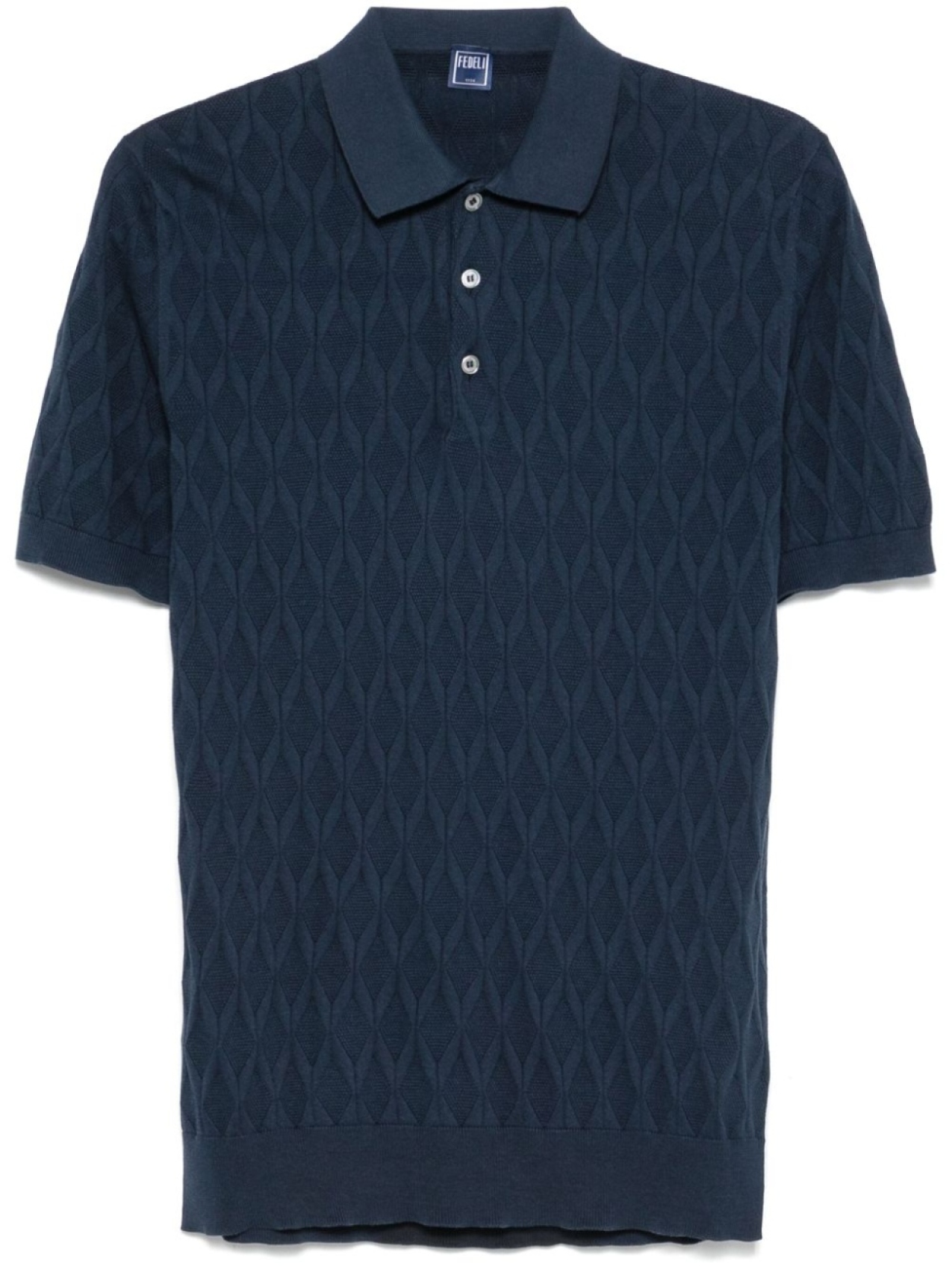 Fedeli фактурная рубашка поло, синий
Fedeli фактурная рубашка поло, синий