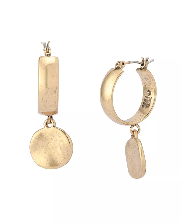 Золотые фамильные подвески-серьги-диски с подвесками-хагги Robert Lee Morris Soho, gold
Золотые фамильные подвески-серьги-диски с подвесками-хагги Robert Lee Morris Soho, gold