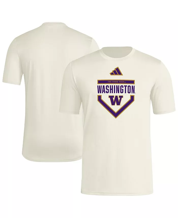 Мужская футболка Washington Huskies Home Plate Pre-Game цвета крем adidas
Мужская футболка Washington Huskies Home Plate Pre-Game цвета крем adidas