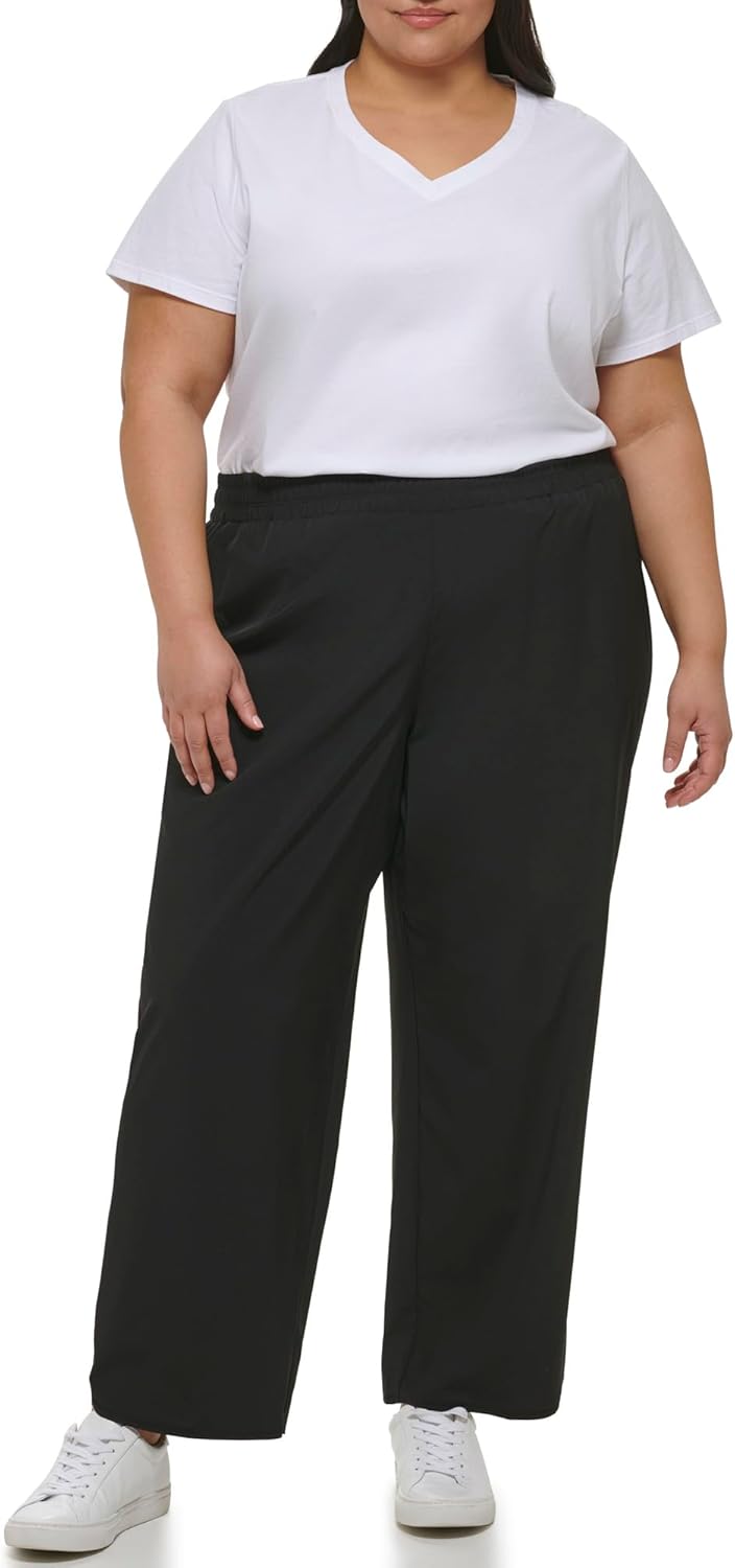 Женские брюки Calvin Klein с присборенной талией и 4-сторонним эластичным подолом, Black
Женские брюки Calvin Klein с присборенной талией и 4-сторонним эластичным подолом, Black