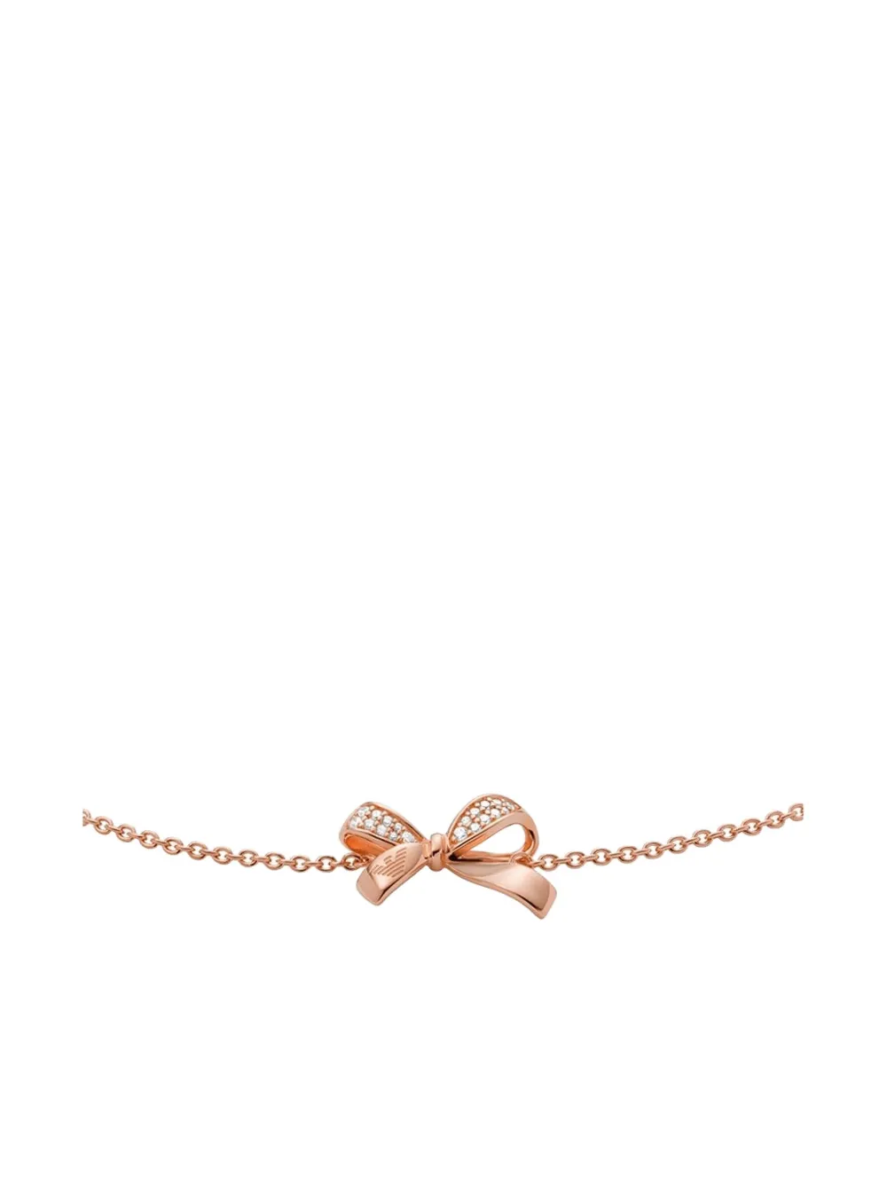 Браслет с бантом, украшенный кристаллами EMPORIO ARMANI, розовый
Браслет с бантом, украшенный кристаллами EMPORIO ARMANI, розовый