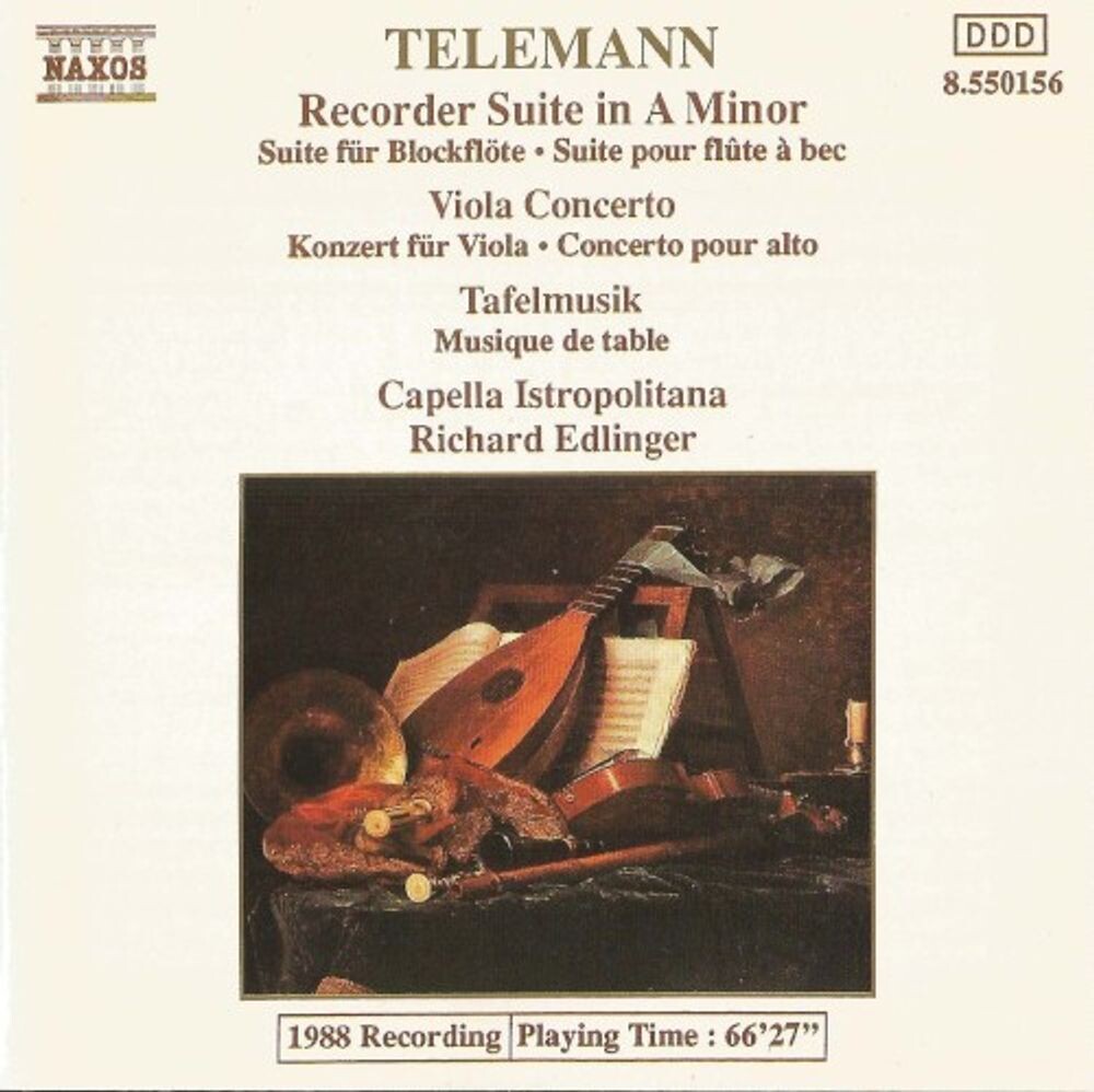 Диск CD Telemann: Ste Rec/Con Va/Con 3 Vns/Con 2 - Georg Philipp Telemann
Диск CD Telemann: Ste Rec/Con Va/Con 3 Vns/Con 2 - Georg Philipp Telemann