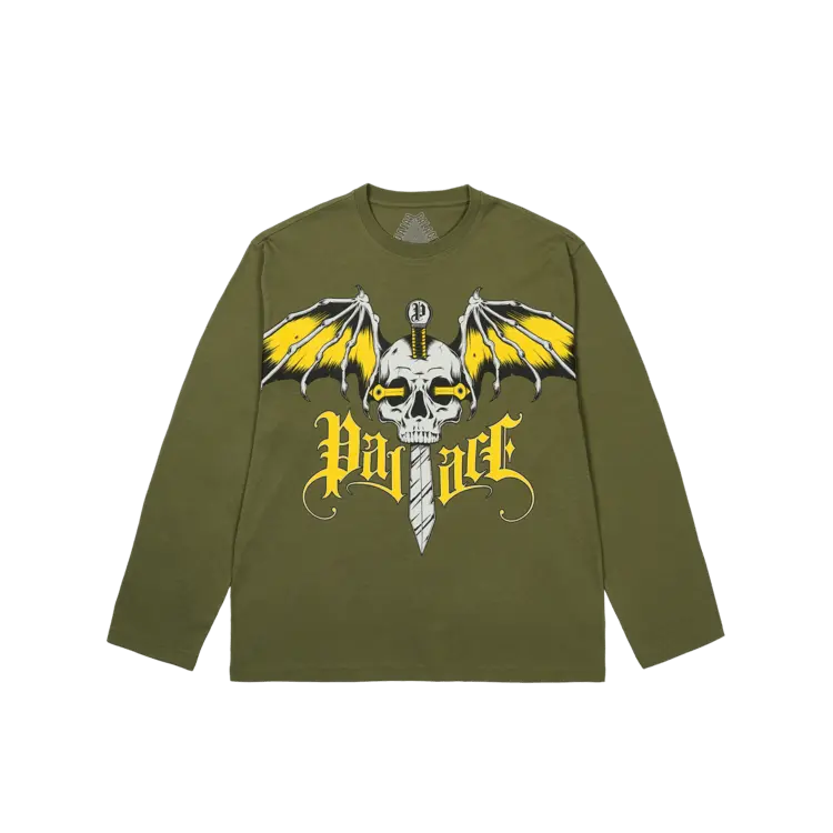 Лонгслив Palace Wingspan Long-Sleeve, Green
Лонгслив Palace Wingspan Long-Sleeve, Green