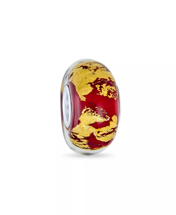 Бусина-Шарм из муранского стекла красного, зеленого, фиолетового, синего цвета с золотой фольгой для европейского браслета Bling Jewelry, red
Бусина-Шарм из муранского стекла красного, зеленого, фиолетового, синего цвета с золотой фольгой для европейского браслета Bling Jewelry, red