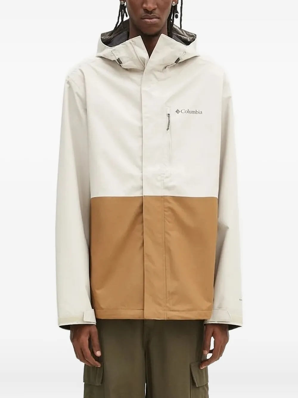 Двухцветная куртка с капюшоном Hikebound II Columbia, коричневый 
Двухцветная куртка с капюшоном Hikebound II Columbia, коричневый