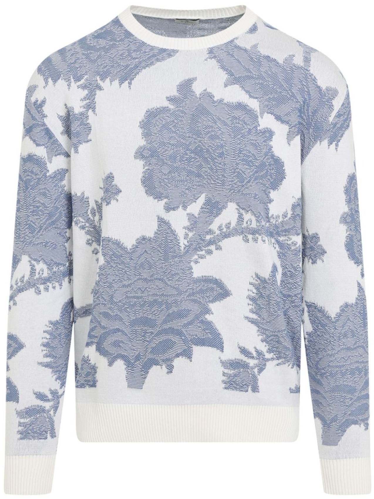 ETRO свитер вязки интарсия с цветочным узором, синий
ETRO свитер вязки интарсия с цветочным узором, синий