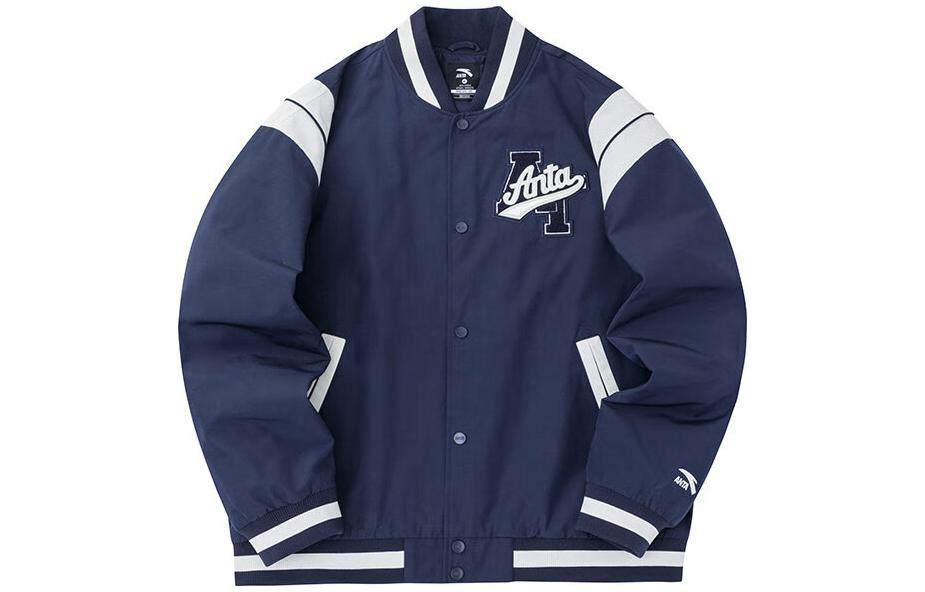 ANTA Бейсбольная куртка коллекции Life унисекс темно-синего цвета, Dark Navy Blue
ANTA Бейсбольная куртка коллекции Life унисекс темно-синего цвета, Dark Navy Blue