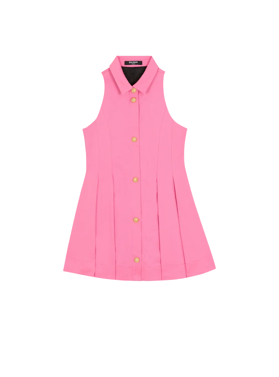 Расклешенное платье с пуговицами Balmain, розовый
Расклешенное платье с пуговицами Balmain, розовый