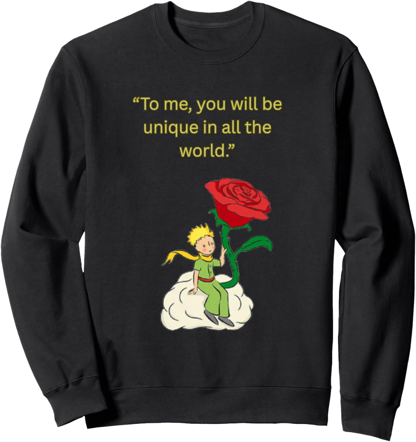 Толстовка с цитатой «Звездный принц с розой», Толстовка для любителей книг Imagenaction - Amazing T-Shirts For All, черный
Толстовка с цитатой «Звездный принц с розой», Толстовка для любителей книг Imagenaction - Amazing T-Shirts For All, черный