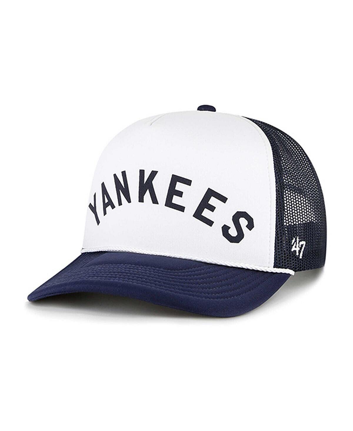 Мужская белая кепка New York Yankees из пенопласта с надписью Trucker Snapback '47 Brand
Мужская белая кепка New York Yankees из пенопласта с надписью Trucker Snapback '47 Brand