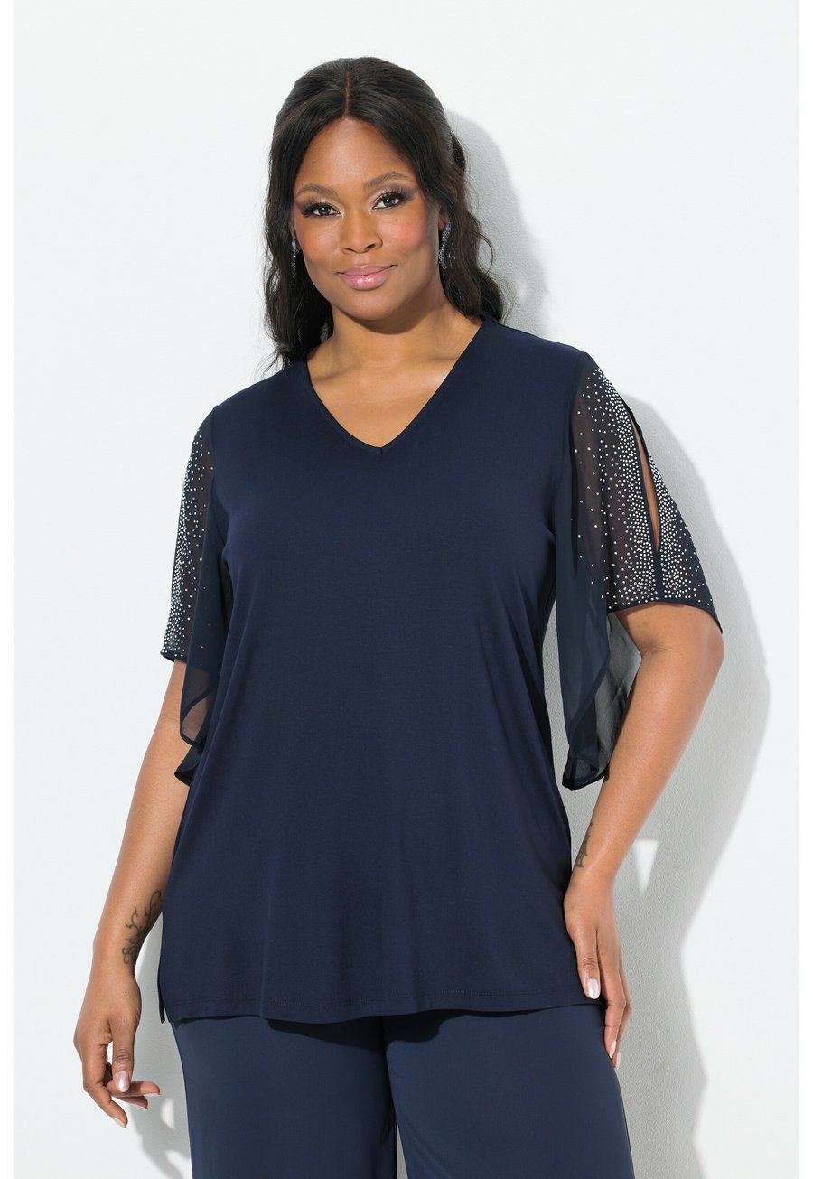 Блуза Ulla Popken SPARKLING SLEEVE, Marine/Dark Blue
Блуза Ulla Popken SPARKLING SLEEVE, Marine/Dark Blue