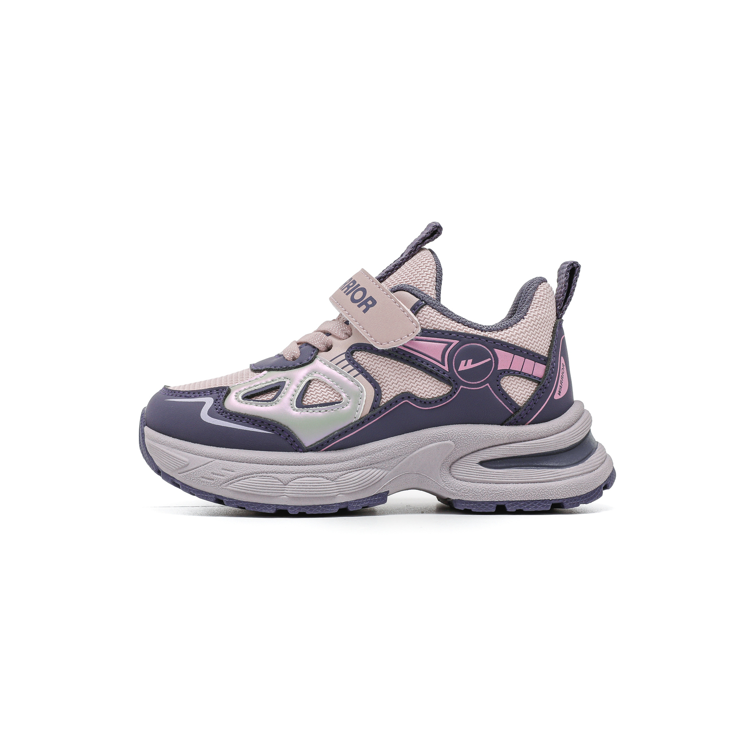 Амортизирующие и дышащие низкие детские кроссовки для бега Kids' WARRIOR, светло фиолетовый/темно фиолетовый
Амортизирующие и дышащие низкие детские кроссовки для бега Kids' WARRIOR, светло фиолетовый/темно фиолетовый