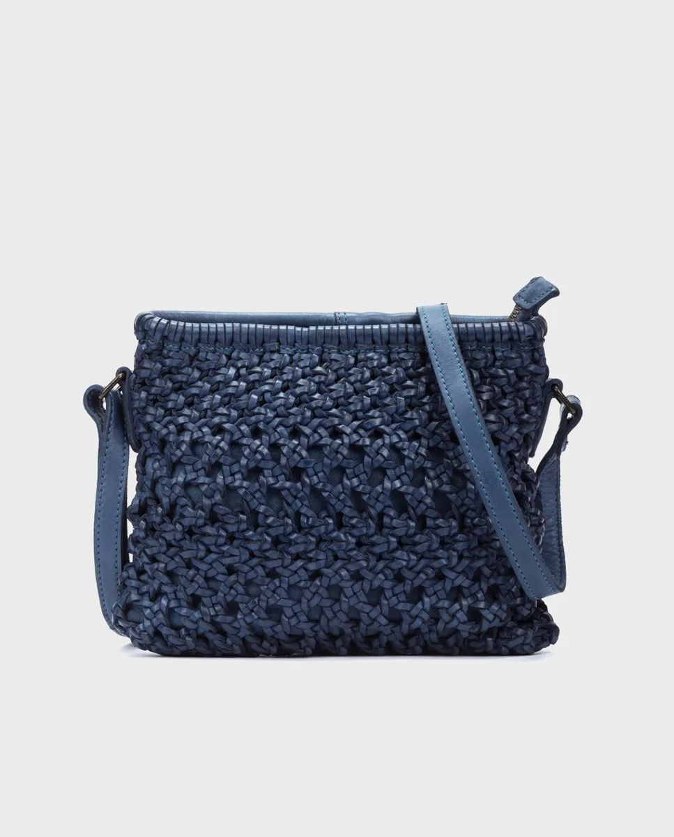 Женская кожаная сумка-бандо с синей молнией Pikolinos, синий
Женская кожаная сумка-бандо с синей молнией Pikolinos, синий