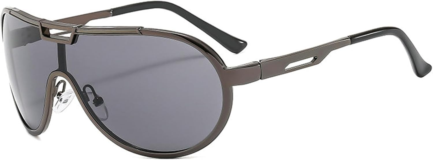 Мужские солнцезащитные очки Helena с увеличенными металлическими двойными перемычками, модель «пилот», модные цельные женские очки с градиентным затемнением, защита от ультрафиолета UV400, цвет S67, C2
Мужские солнцезащитные очки Helena с увеличенными металлическими двойными перемычками, модель «пилот», модные цельные женские очки с градиентным затемнением, защита от ультрафиолета UV400, цвет S67, C2