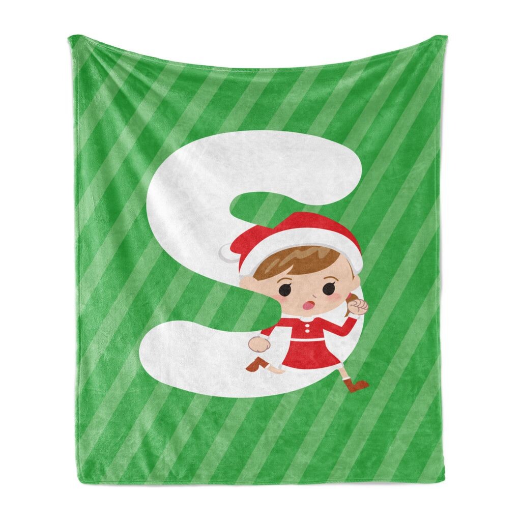 Мягкое фланелевое флисовое одеяло ABAKUHAUS Christmas Alphabet, узор с изображением девочки и буквы S на полосатом фоне, 175 x 230 см, Зеленый Темно-Кораллово-Белый
Мягкое фланелевое флисовое одеяло ABAKUHAUS Christmas Alphabet, узор с изображением девочки и буквы S на полосатом фоне, 175 x 230 см, Зеленый Темно-Кораллово-Белый