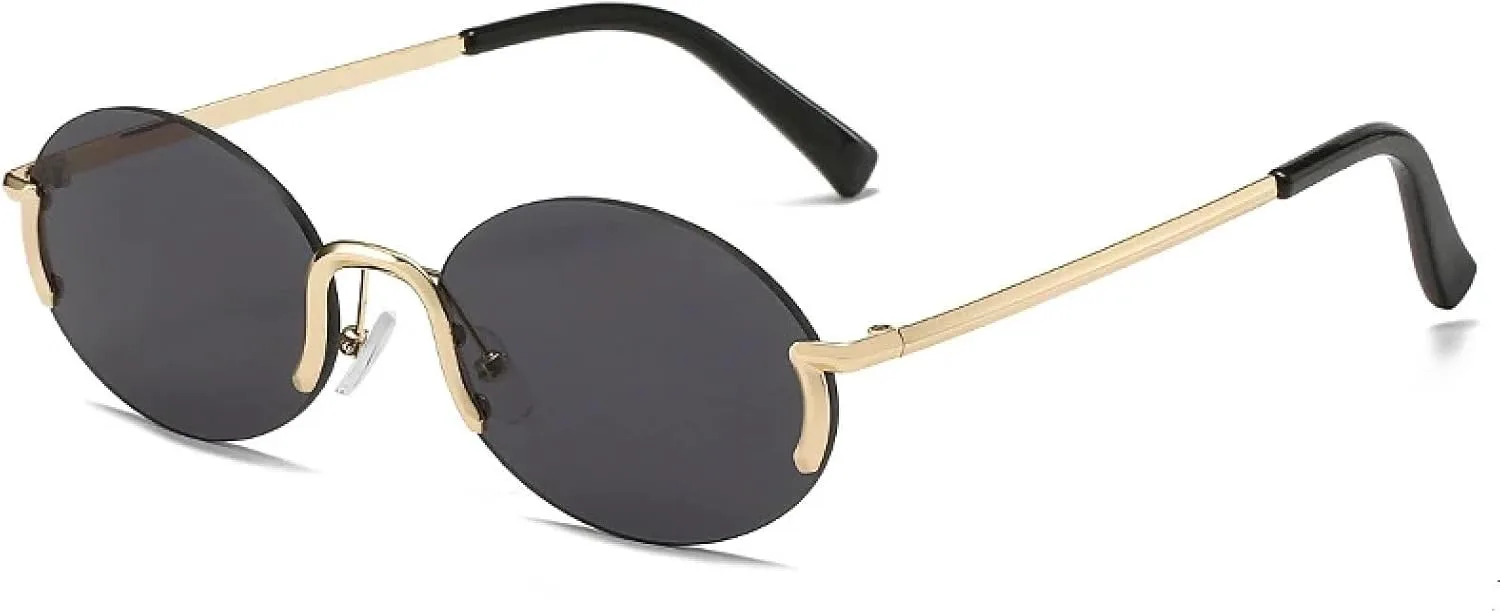 Винтажные маленькие овальные солнцезащитные очки для женщин и мужчин, модные хип-хоп очки для вождения и путешествий, защита от УФ-излучения UV400 TKKTLLT, Gold Gray
Винтажные маленькие овальные солнцезащитные очки для женщин и мужчин, модные хип-хоп очки для вождения и путешествий, защита от УФ-излучения UV400 TKKTLLT, Gold Gray