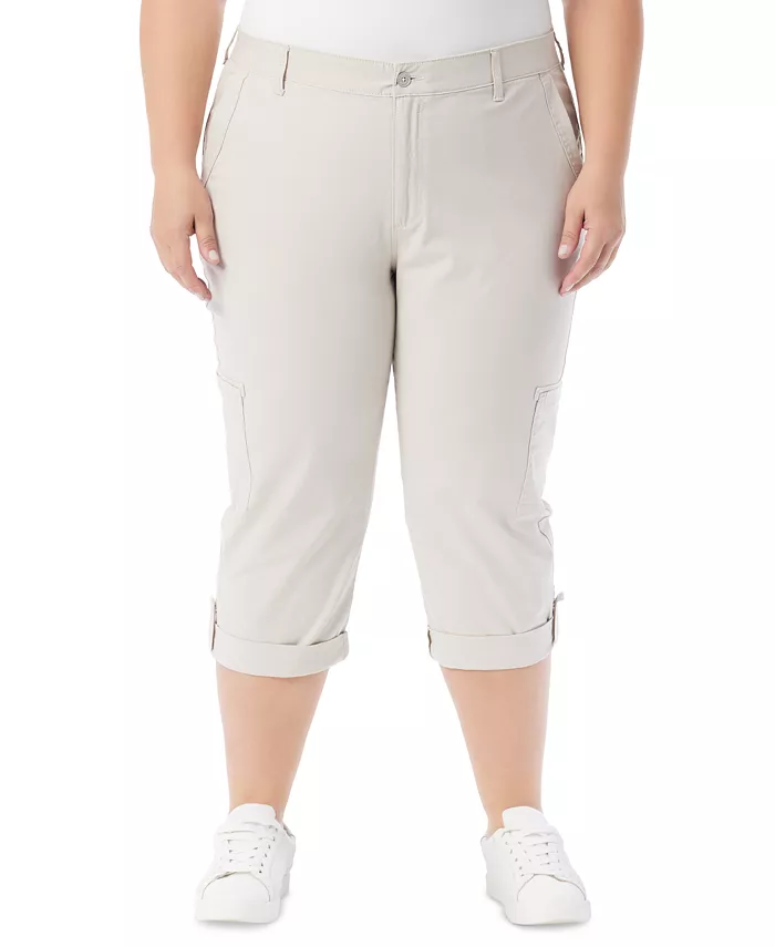 Капри с накладными карманами больших размеров Gloria Vanderbilt, коричневый/бежевый
Капри с накладными карманами больших размеров Gloria Vanderbilt, коричневый/бежевый