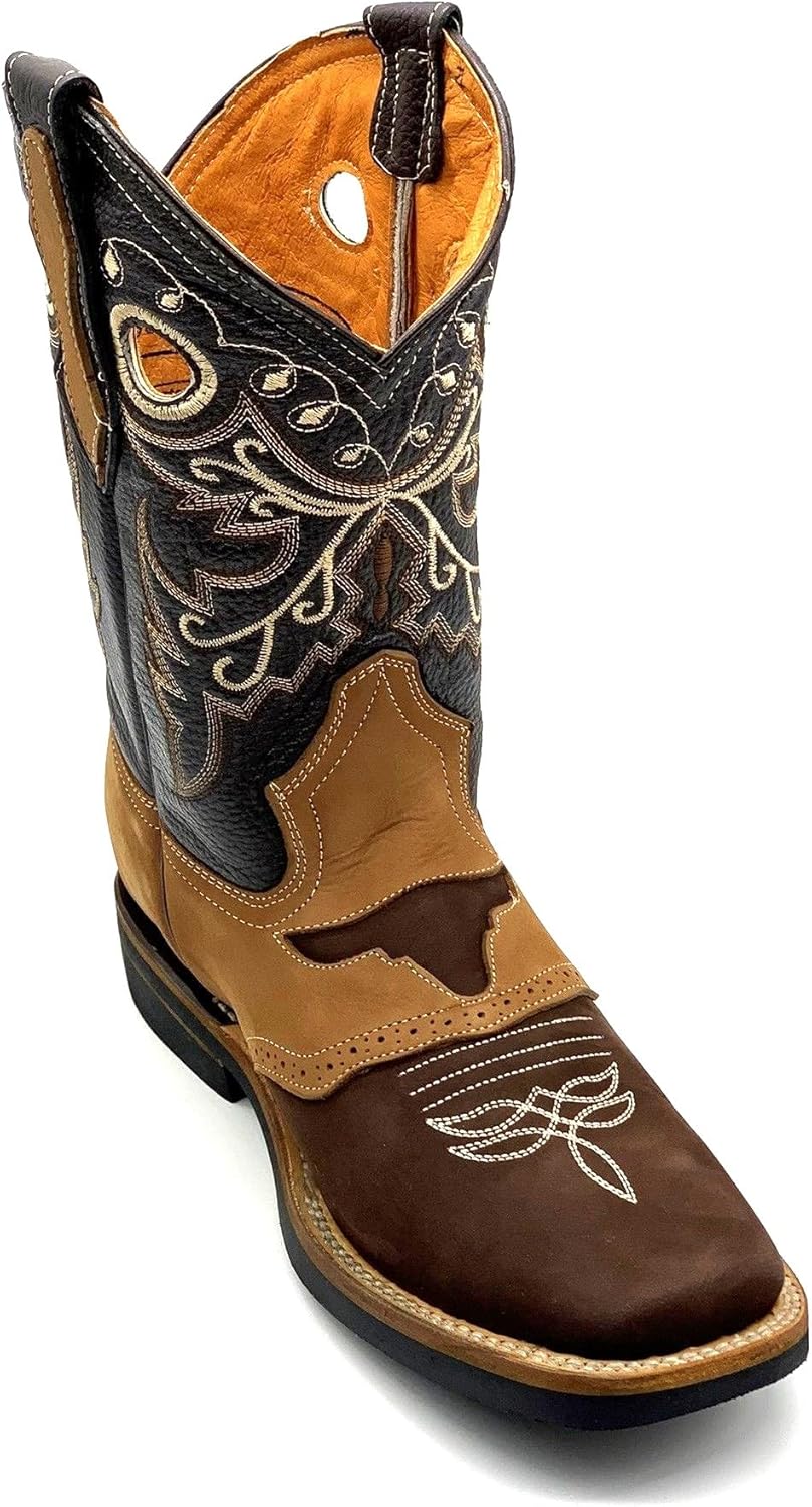 Мужские вестерн-бутсы с квадратным носком Generic, коричневый
Мужские вестерн-бутсы с квадратным носком Generic, коричневый