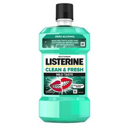Listerine Мягкий ополаскиватель для полости рта Clean Fresh 500 мл
Listerine Мягкий ополаскиватель для полости рта Clean Fresh 500 мл