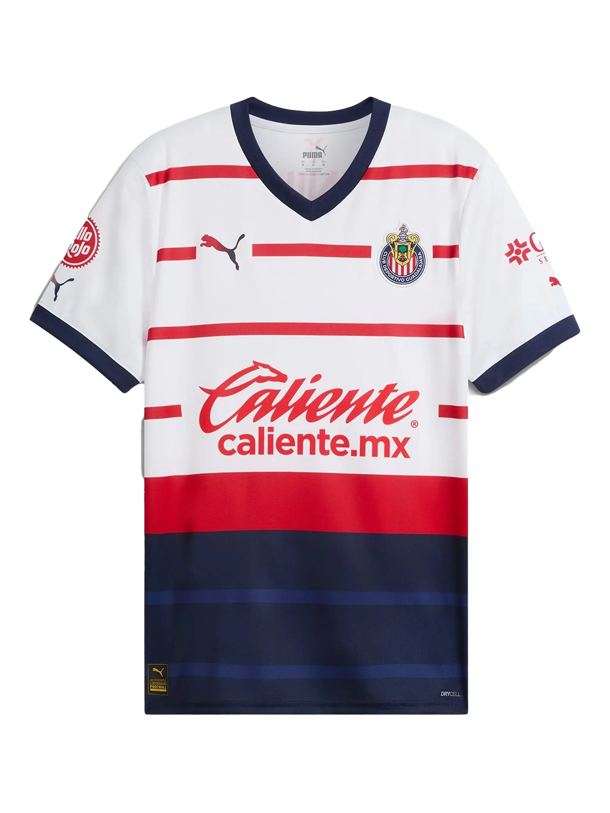 Футболка Chivas с V-образным вырезом Puma, белый
Футболка Chivas с V-образным вырезом Puma, белый