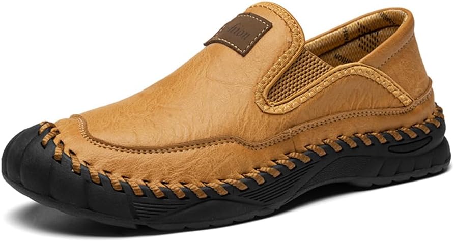 Мужские повседневные лоферы с мягкой и легкой подошвой, удобные для бизнеса, вождения, путешествий и прогулок, с плоской противоскользящей подошвой Asifn, желтый
Мужские повседневные лоферы с мягкой и легкой подошвой, удобные для бизнеса, вождения, путешествий и прогулок, с плоской противоскользящей подошвой Asifn, желтый