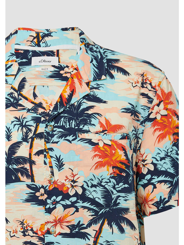 Рубашка s.Oliver, цвет mehrfarbig-türkis
Рубашка s.Oliver, цвет mehrfarbig-türkis