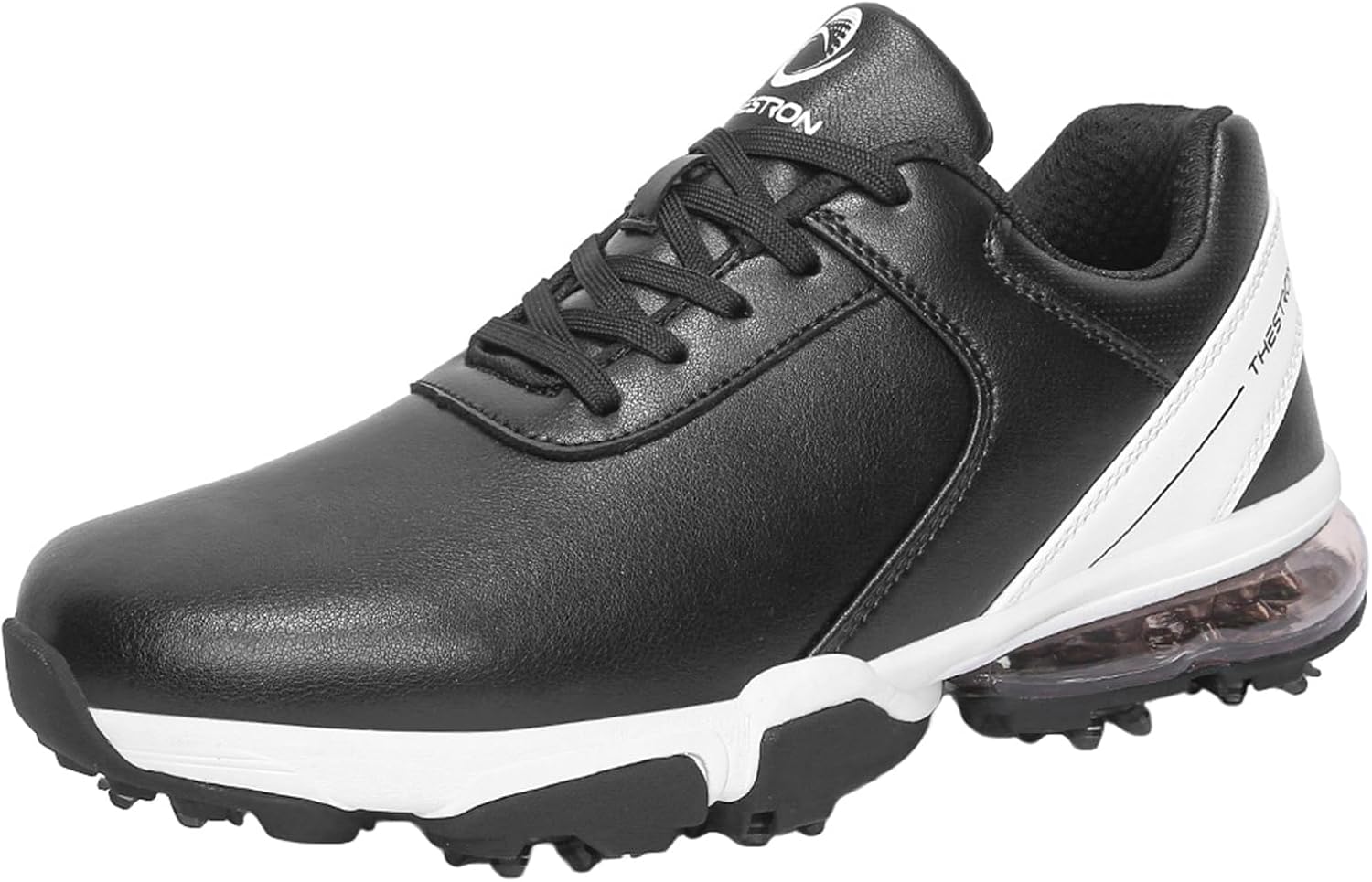 Водонепроницаемые мужские гольф туфли из кожи с шипами, кроссовки для тренировок гольфистов, противоскользящая обувь для ходьбы, спортивные тренировочные кроссовки для гольфа Omcam, черный
Водонепроницаемые мужские гольф туфли из кожи с шипами, кроссовки для тренировок гольфистов, противоскользящая обувь для ходьбы, спортивные тренировочные кроссовки для гольфа Omcam, черный