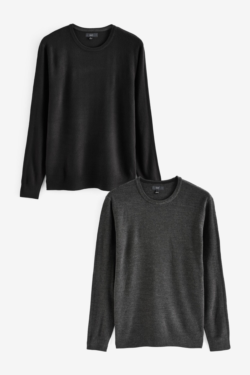 Обычные мягкие джемперы, 2 шт в упаковке Next, черный
Обычные мягкие джемперы, 2 шт в упаковке Next, черный