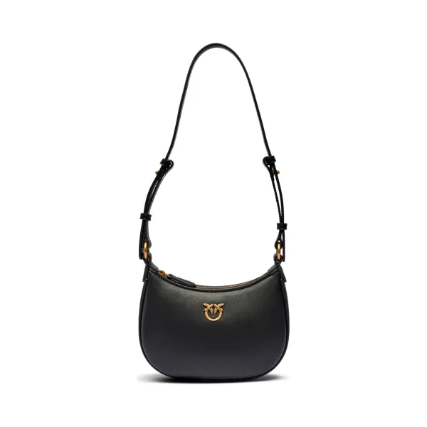 Детская кожаная сумка через плечо в форме полумесяца Pinko, черный
Детская кожаная сумка через плечо в форме полумесяца Pinko, черный