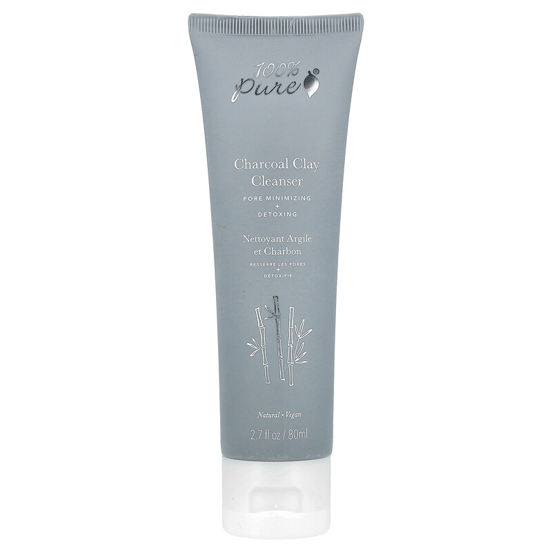 100% Pure, Очищающее средство с древесным углем, 80 мл (2,7 жидк. Унции) 
100% Pure, Очищающее средство с древесным углем, 80 мл (2,7 жидк. Унции)