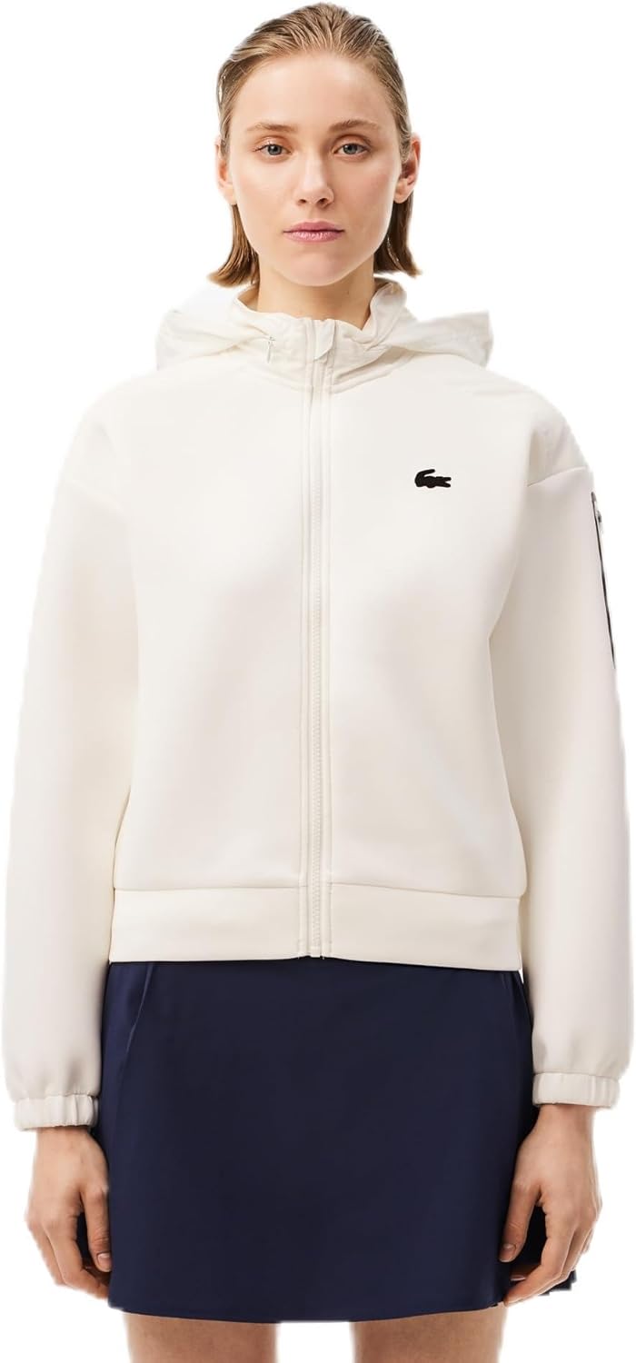 Женская спортивная толстовка Lacoste Sport Removable Sport Hoodie, Flour
Женская спортивная толстовка Lacoste Sport Removable Sport Hoodie, Flour
