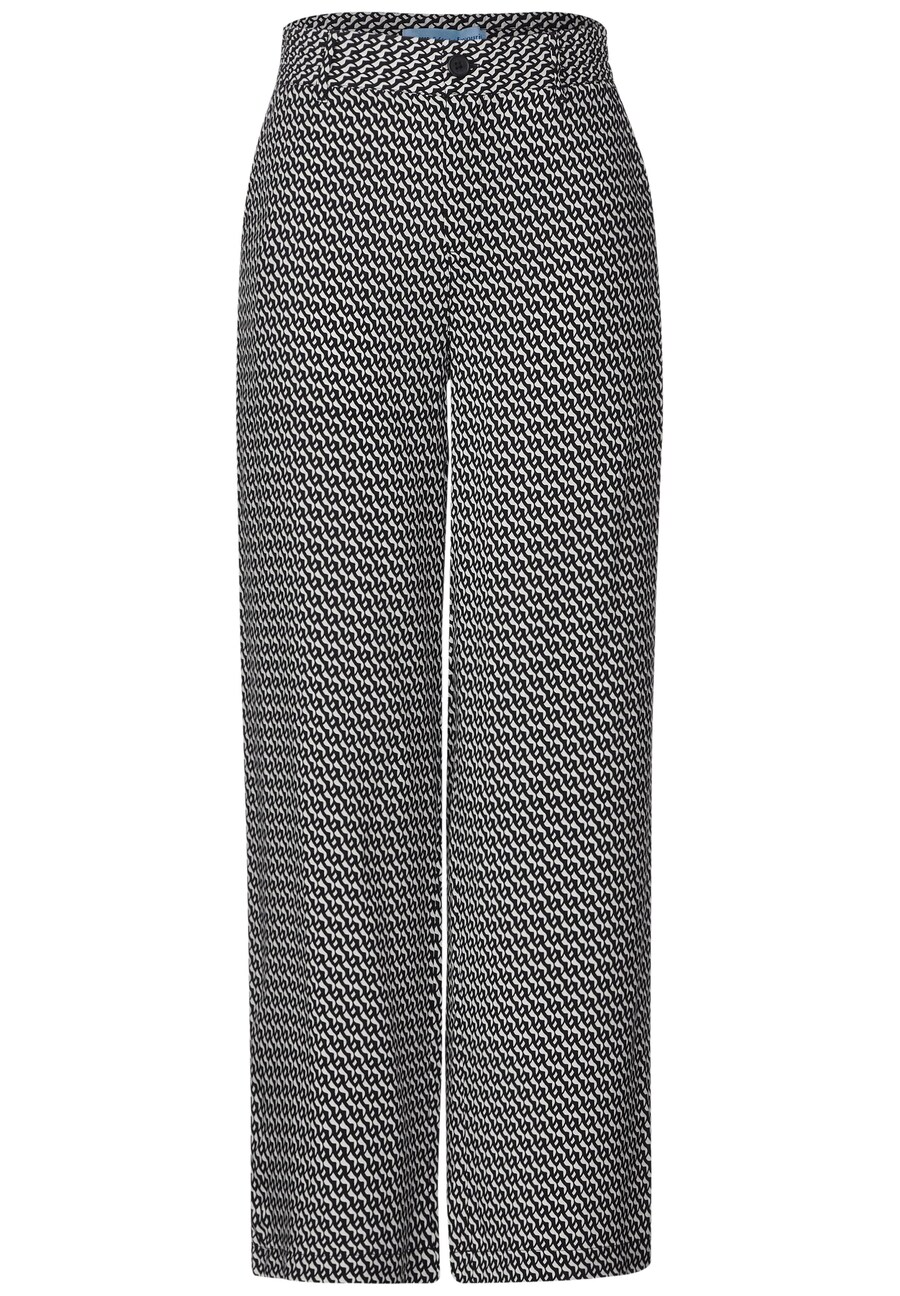 Брюки свободного кроя STREET ONE, черный/белый
Брюки свободного кроя STREET ONE, черный/белый
