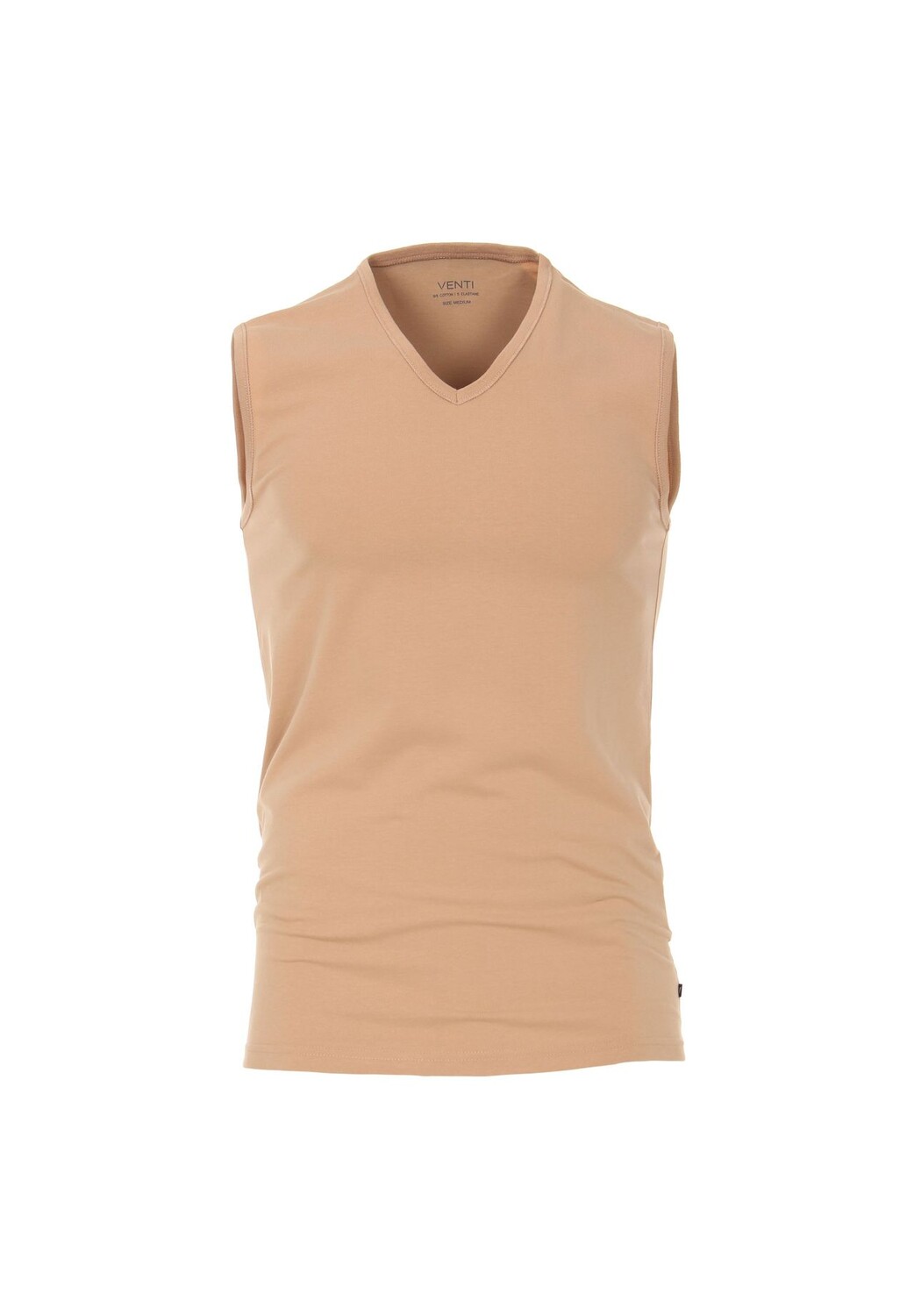 Мужская однотонная майка Venti, бежевый
Мужская однотонная майка Venti, бежевый