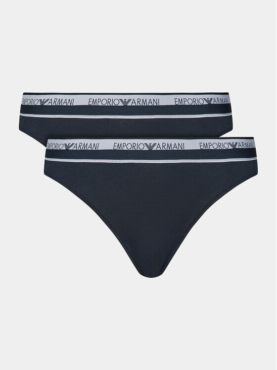 Комплект из 2 бразильских женских трусов Emporio Armani Underwear, синий
Комплект из 2 бразильских женских трусов Emporio Armani Underwear, синий