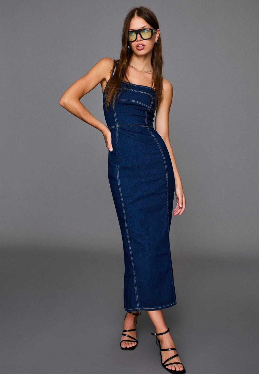 Платье Bershka Denim dress, Royal Blue
Платье Bershka Denim dress, Royal Blue