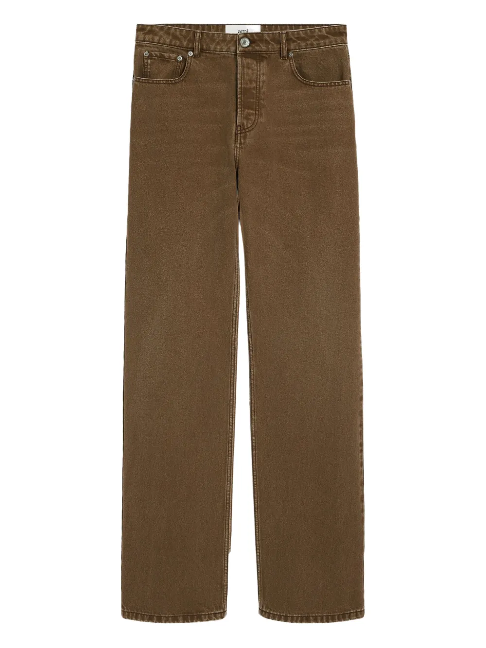 Джинсы свободного кроя Ami Paris, коричневый
Джинсы свободного кроя Ami Paris, коричневый