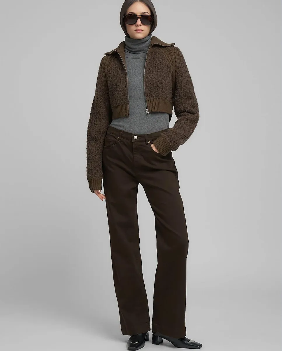 Женский джемпер на молнии с высоким воротником Replay, коричневый
Женский джемпер на молнии с высоким воротником Replay, коричневый