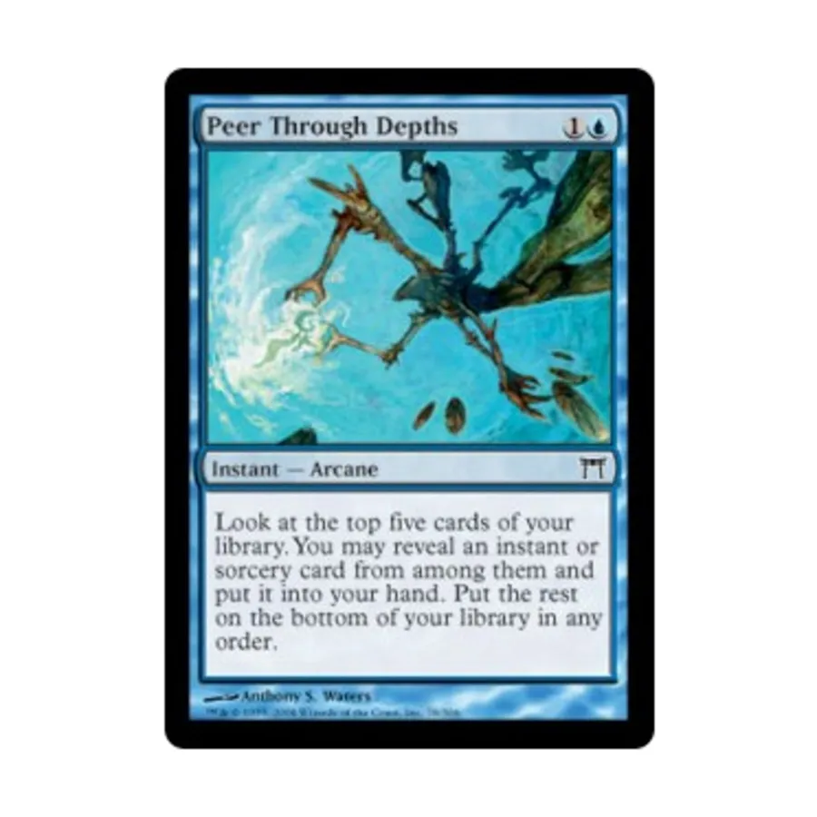 CCG Заглянуть в глубину (С), MTG - Champions of Kamigawa
CCG Заглянуть в глубину (С), MTG - Champions of Kamigawa