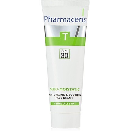 Sebo Moistataic - Увлажняющий и успокаивающий крем для лица Spf 30 30мл Pharmaceris T 
Sebo Moistataic - Увлажняющий и успокаивающий крем для лица Spf 30 30мл Pharmaceris T