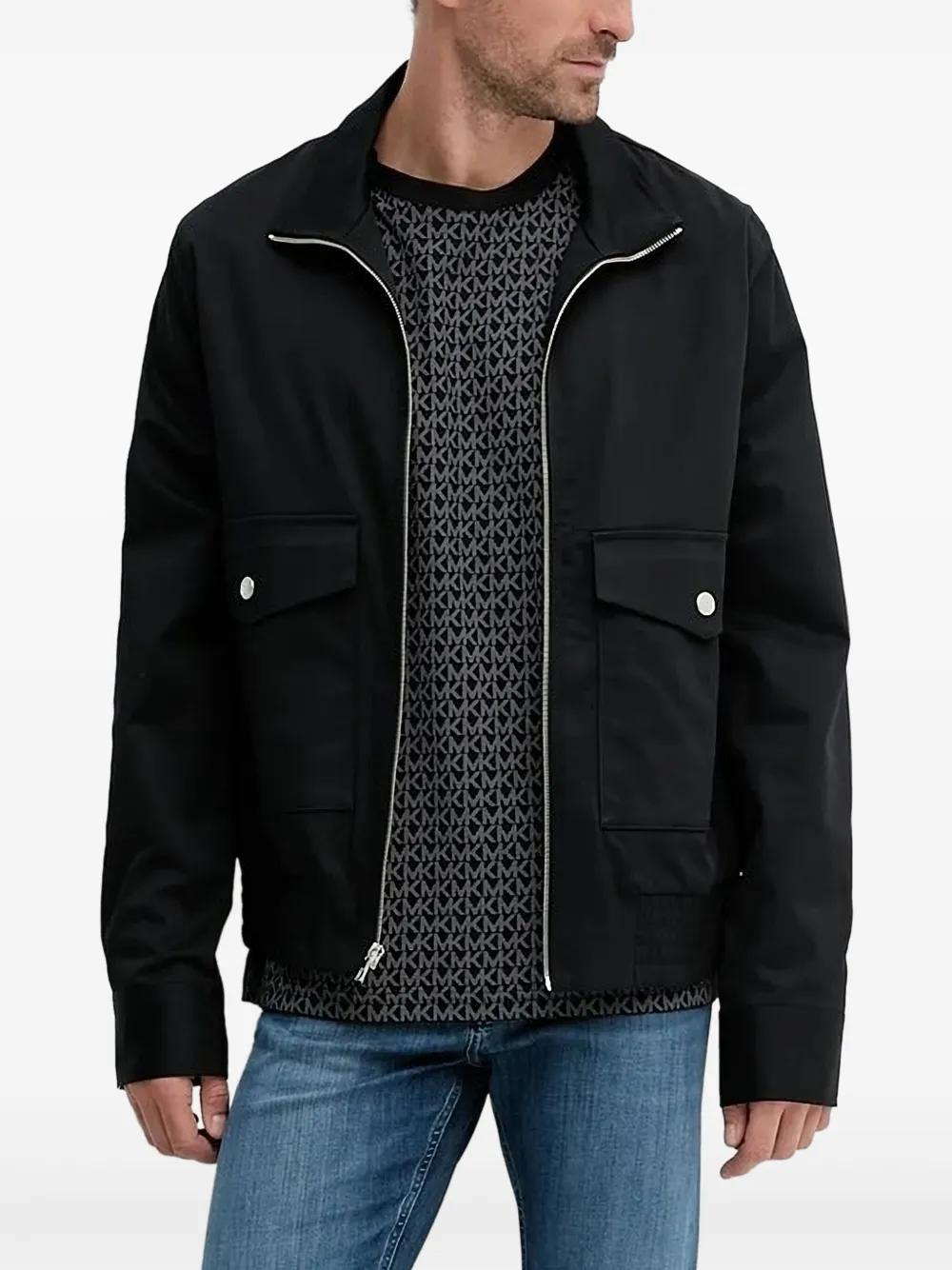 Куртка с застежкой-молнией и накладным карманом MICHAEL KORS, черный
Куртка с застежкой-молнией и накладным карманом MICHAEL KORS, черный