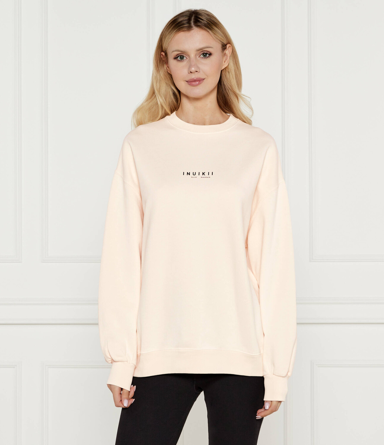 Толстовка INUIKII STOCKHOLM Oversize fit, кремовый 
Толстовка INUIKII STOCKHOLM Oversize fit, кремовый