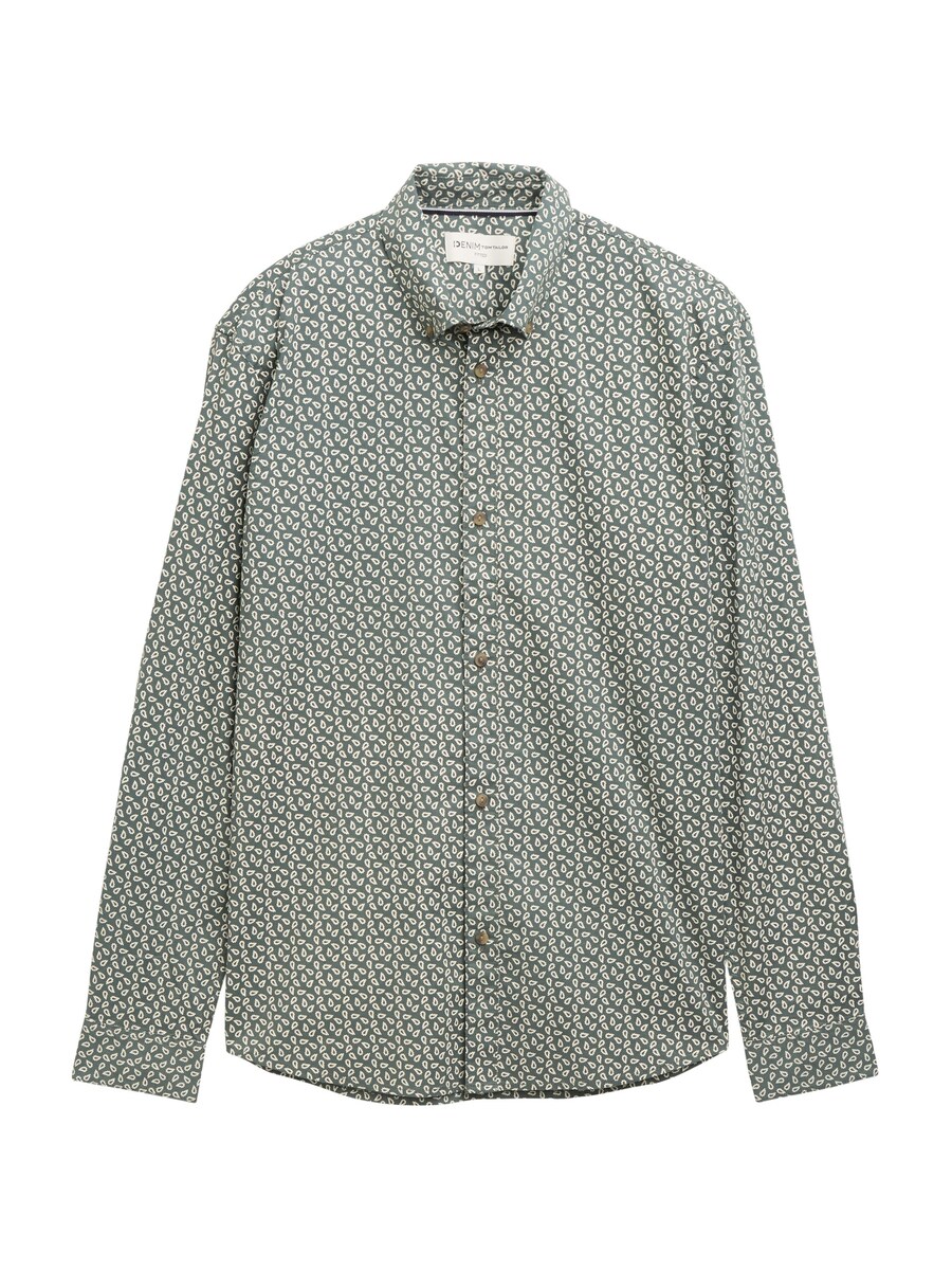 Рубашка Slim Fit на пуговицах TOM TAILOR DENIM, зеленый
Рубашка Slim Fit на пуговицах TOM TAILOR DENIM, зеленый