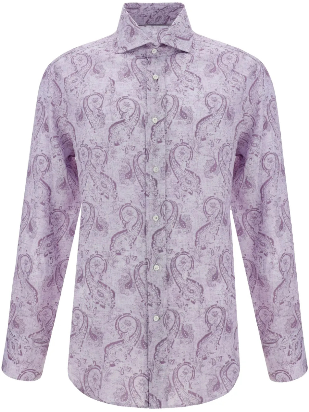 Рубашка Brunello Cucinelli с принтом пейсли, фиолетовый
Рубашка Brunello Cucinelli с принтом пейсли, фиолетовый