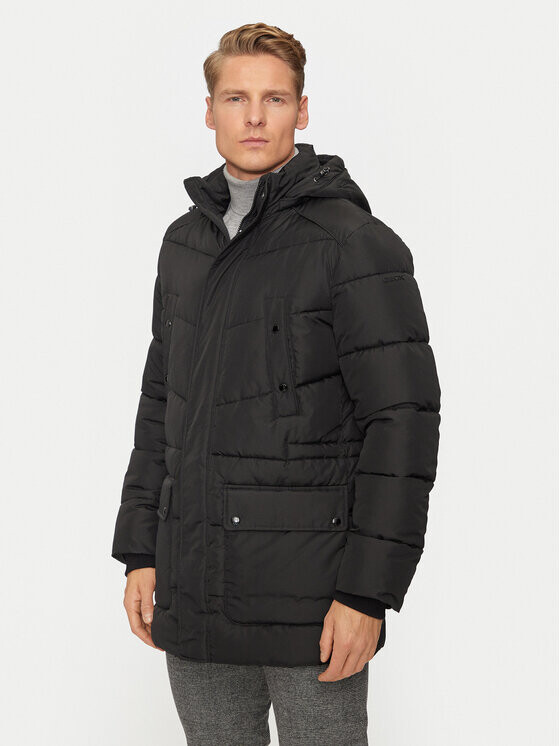 Пуховик стандартного кроя Geox, черный
Пуховик стандартного кроя Geox, черный