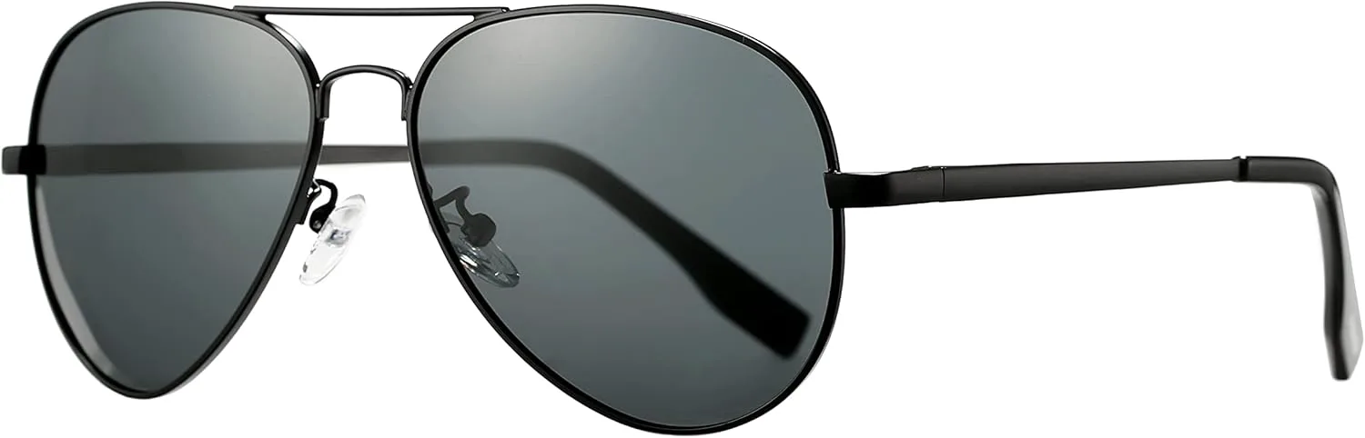 Солнцезащитные очки-авиаторы PORADAY маленького размера, поляризованные, для подростков, металлическая оправа, линзы с защитой UV400, 52 мм, Black Frame/Grey
Солнцезащитные очки-авиаторы PORADAY маленького размера, поляризованные, для подростков, металлическая оправа, линзы с защитой UV400, 52 мм, Black Frame/Grey