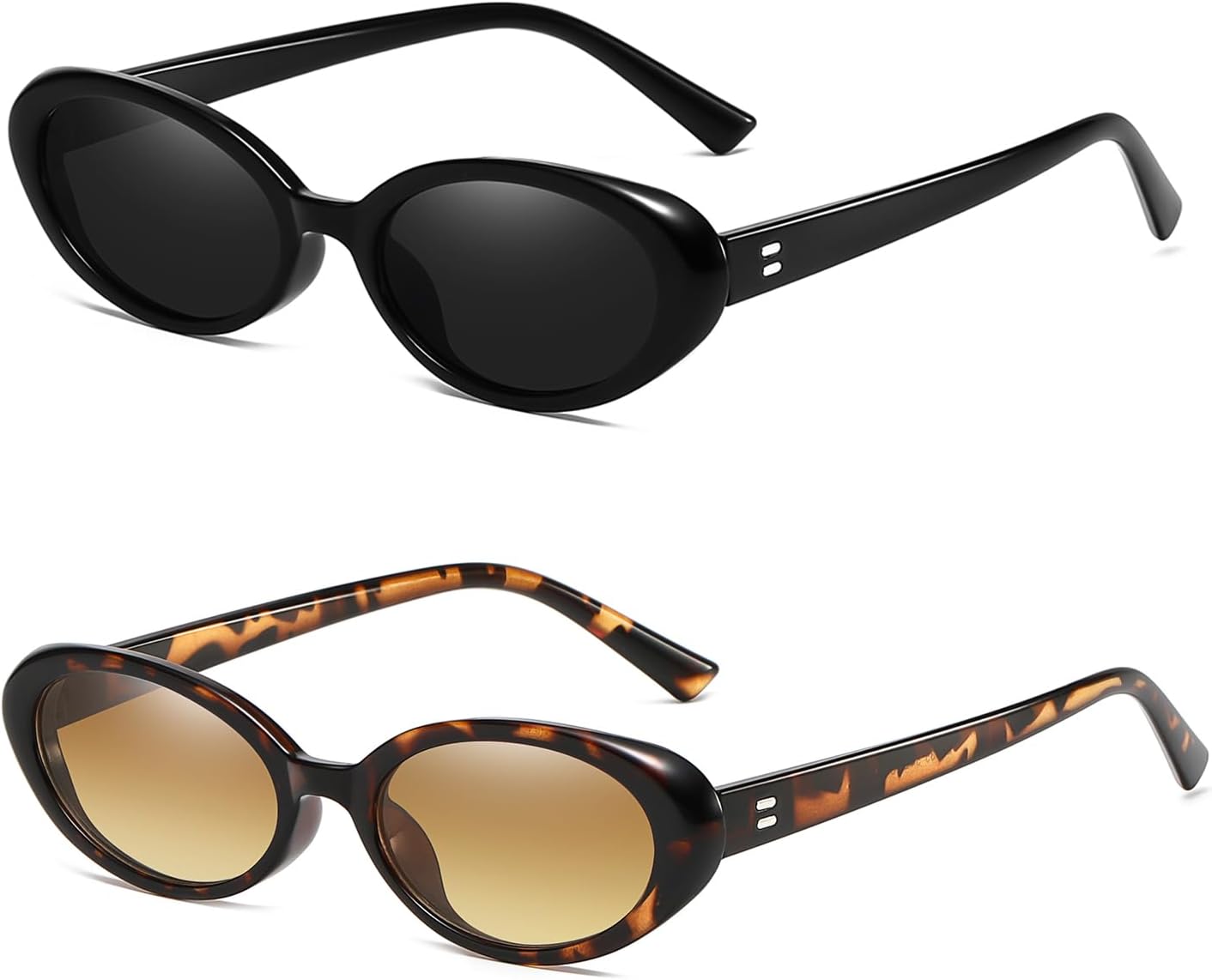 Винтажные маленькие овальные солнцезащитные очки для женщин, «кошачий глаз», дизайнерские мужские солнцезащитные очки в стиле 90-х годов TOSGMLOUS, 2 Pack (A1 Black/Grey+ Leopard/Brown)
Винтажные маленькие овальные солнцезащитные очки для женщин, «кошачий глаз», дизайнерские мужские солнцезащитные очки в стиле 90-х годов TOSGMLOUS, 2 Pack (A1 Black/Grey+ Leopard/Brown)
