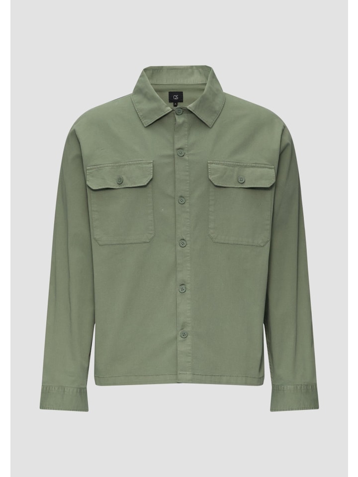 QS Рубашка цвета 7816_еловой зелени
QS Рубашка цвета 7816_еловой зелени