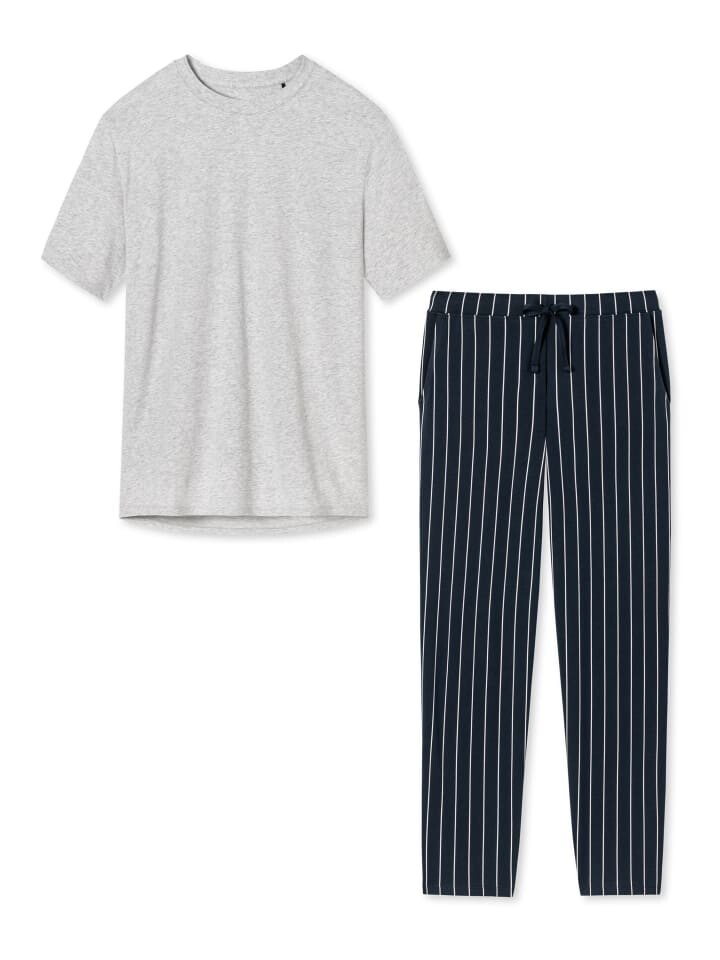 Ночное белье Schiesser, цвет blau gestreift/grau
Ночное белье Schiesser, цвет blau gestreift/grau